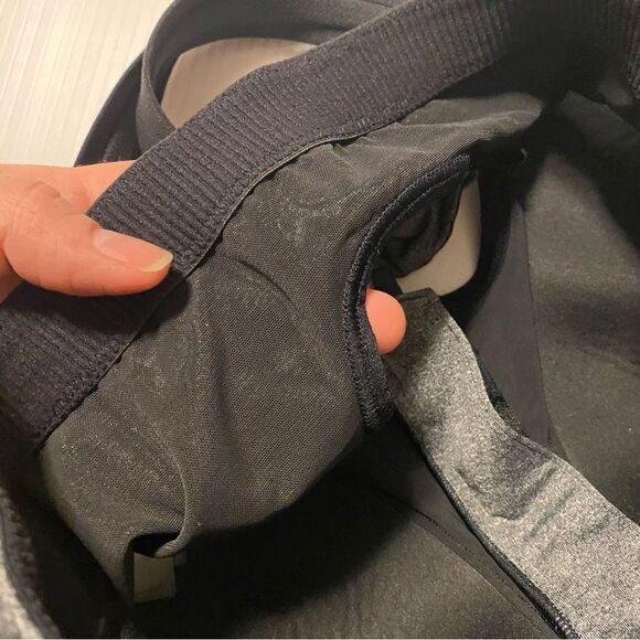 Calia by Go All Out Front Zip Sports Bra high intensity gray black 36DD - Picture 11 of 11